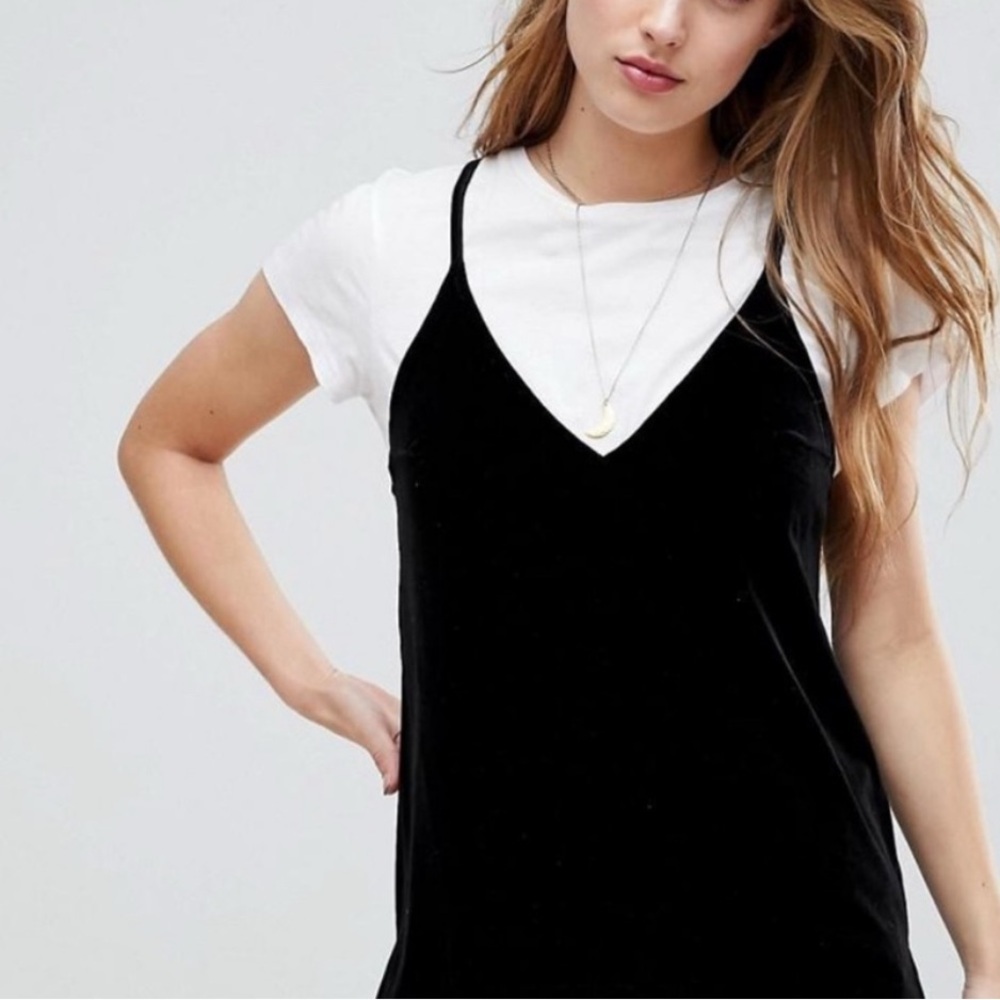 Abercrombie & Fitch Black Velvet Cami Tank Top- Size S